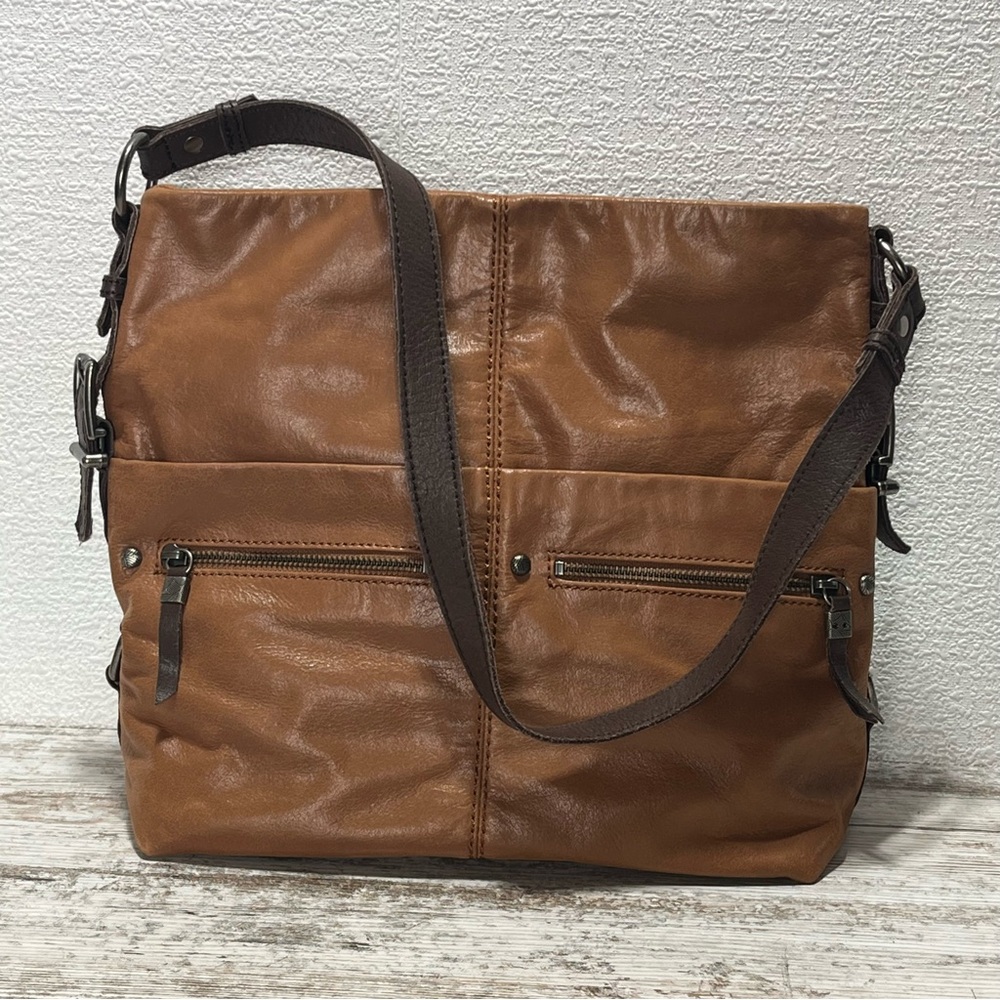 The Sak Ashland Bucket Bag Brown Leather Hobo Purse | Shoulder Bag
